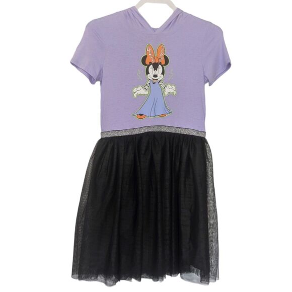 Disney Dress Girls XL Halloween Minnie Mouse Purple Tulle X Large 14 16 NWT New - Picture 1 of 8
